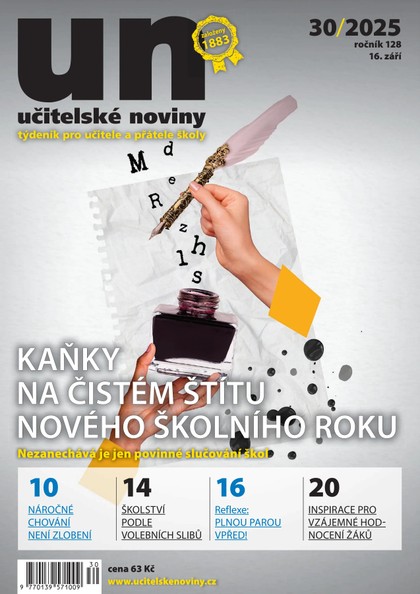 E-magazín Učitelské noviny 30/2025 - GNOSIS s.r.o.