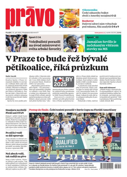 E-magazín Deník Právo - 15.9.2025 - Borgis, a.s.