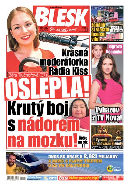 E-magazín Blesk - 16.09.2025 - CZECH NEWS CENTER a. s.