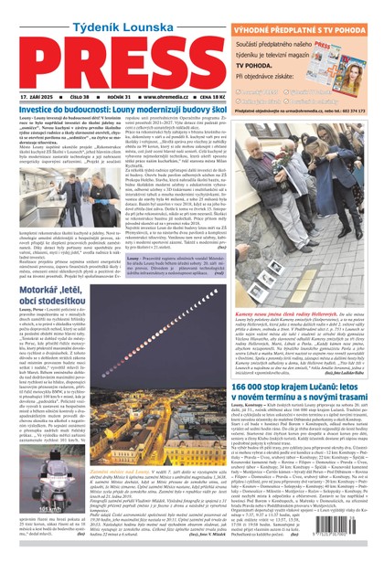 E-magazín Lounský Press 38/25 - Ohře Media