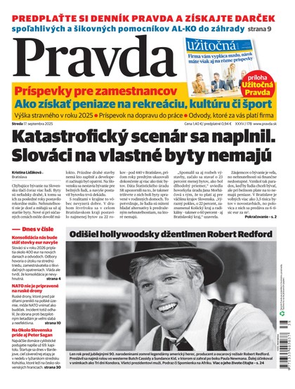 E-magazín Denník Pravda 17. 9. 2025 - OUR MEDIA SR a. s.