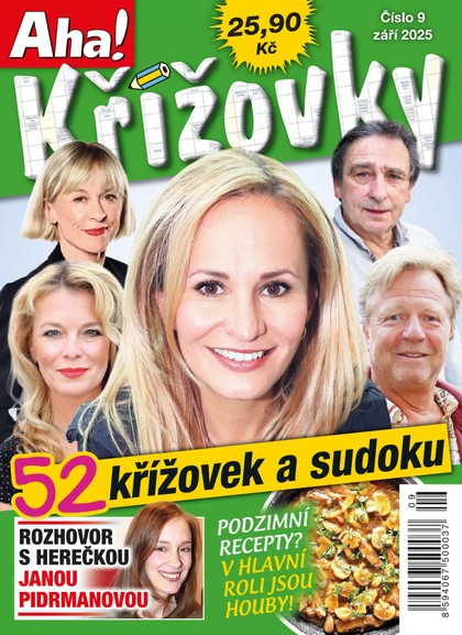 E-magazín AHA! KŘÍŽOVKY - 9/2025 - CZECH NEWS CENTER a. s.