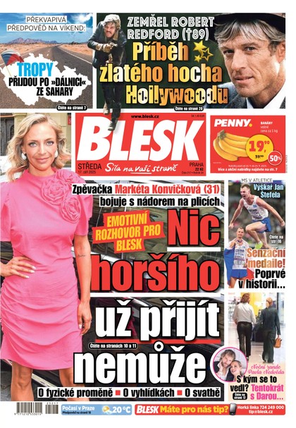 E-magazín Blesk - 17.09.2025 - CZECH NEWS CENTER a. s.