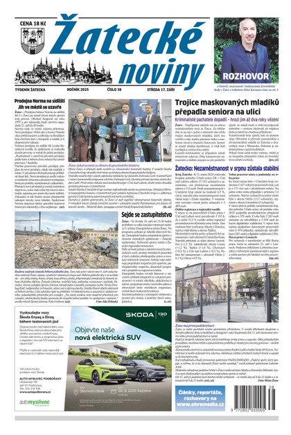 E-magazín Žatecké noviny 38/25 - Ohře Media