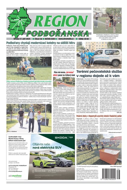 E-magazín Region Podbořanska 38/25 - Ohře Media