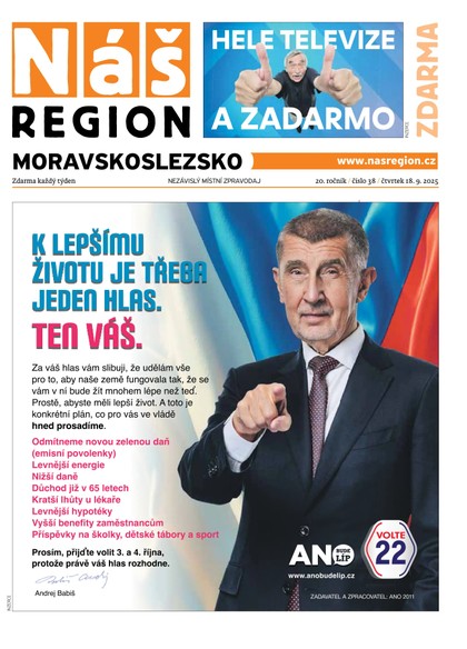 E-magazín Náš Region - Moravskoslezsko 38/2025 - A 11 s.r.o.