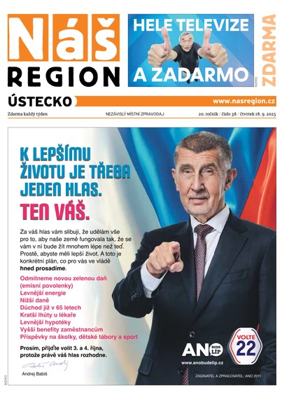 E-magazín Náš Region - Ústecko 38/2025 - A 11 s.r.o.