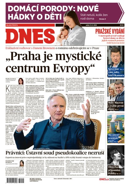 E-magazín MF DNES - 19.09.2025 - MAFRA, a.s.