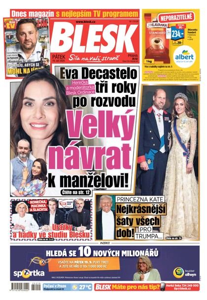 E-magazín Blesk - 19.09.2025 - CZECH NEWS CENTER a. s.