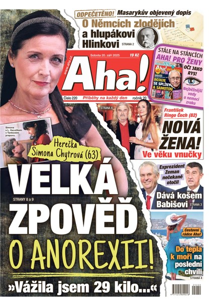 E-magazín AHA! - 20.09.2025 - CZECH NEWS CENTER a. s.