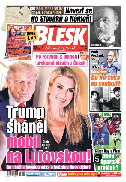 E-magazín Blesk - 20.09.2025 - CZECH NEWS CENTER a. s.