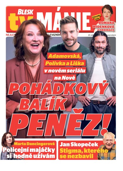 E-magazín Blesk Tv manie - 20.09.2025 - CZECH NEWS CENTER a. s.