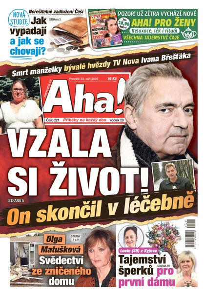 E-magazín AHA! - 22.09.2025 - CZECH NEWS CENTER a. s.