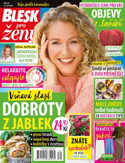 E-magazín BLESK PRO ŽENY - 39/2025 - CZECH NEWS CENTER a. s.