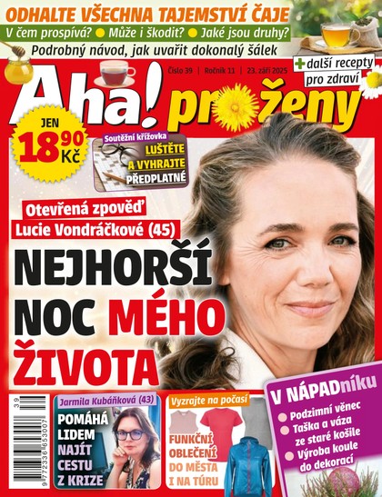 E-magazín AHA! PRO ŽENY - 39/2025 - CZECH NEWS CENTER a. s.