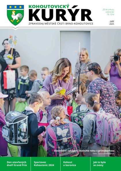 E-magazín Kohoutovický Kurýr 09/2025 - Městská část Brno Kohoutovice