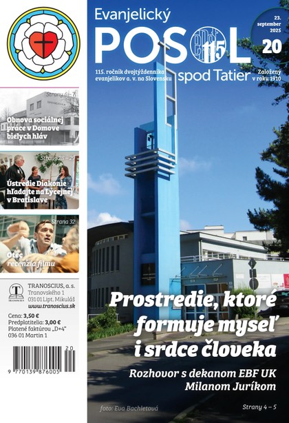 E-magazín Evanjelický posol spod Tatier 20/2025 - TRANOSCIUS a.s.