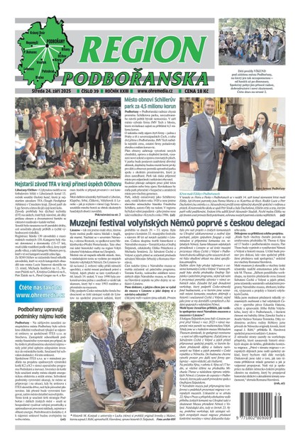 E-magazín Region Podbořanska 39/25 - Ohře Media