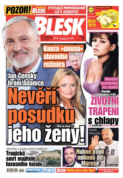 E-magazín Blesk - 25.09.2025 - CZECH NEWS CENTER a. s.