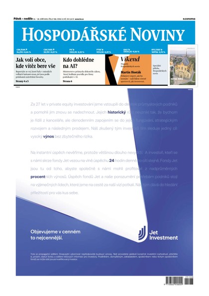 E-magazín HN 188 - 26.9.2025 - Economia, a.s.