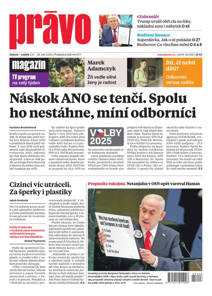 E-magazín Deník Právo - 27.9.2025 - Borgis, a.s.
