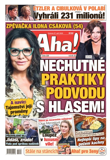 E-magazín AHA! - 27.09.2025 - CZECH NEWS CENTER a. s.