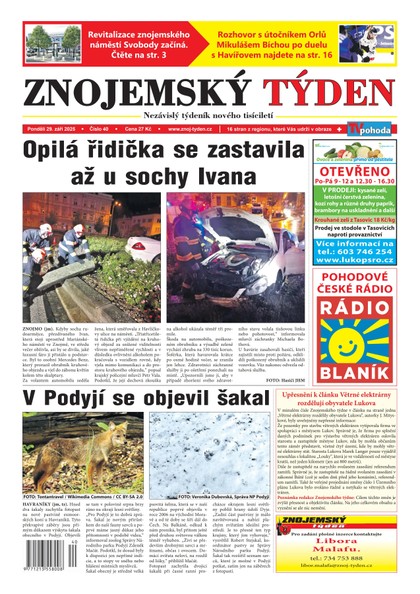 E-magazín Znojemský týden 40/2025 - Znojemský týden
