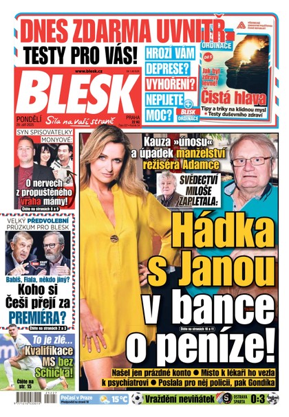 E-magazín Blesk - 29.09.2025 - CZECH NEWS CENTER a. s.