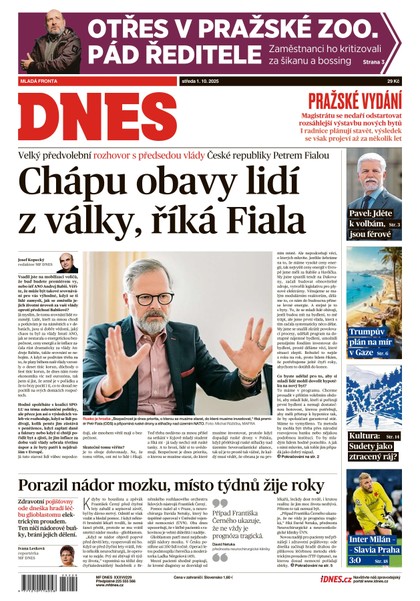 E-magazín MF DNES - 01.10.2025 - MAFRA, a.s.