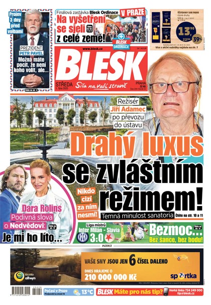E-magazín Blesk - 01.10.2025 - CZECH NEWS CENTER a. s.