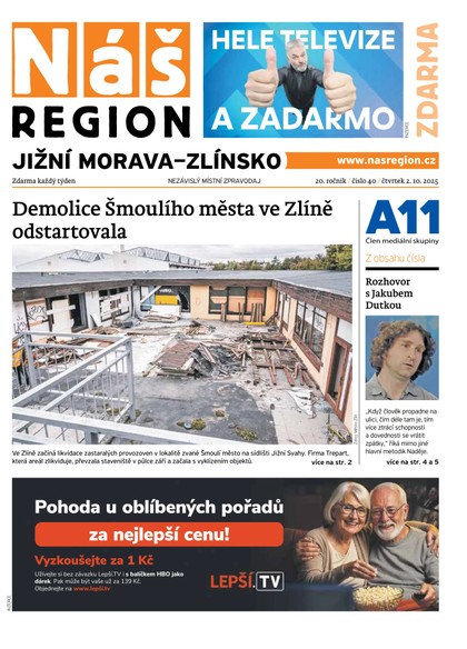 E-magazín Náš Region - Jižní Morava/Zlínsko 40/2025 - A 11 s.r.o.