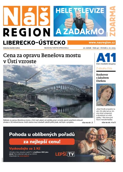 E-magazín Náš Region - Liberecko 40/2025 - A 11 s.r.o.