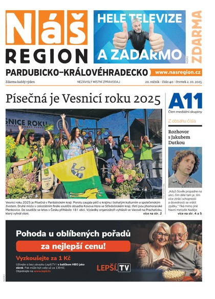 E-magazín Náš Region - Pardubicko/Královéhradecko 40/2025 - A 11 s.r.o.