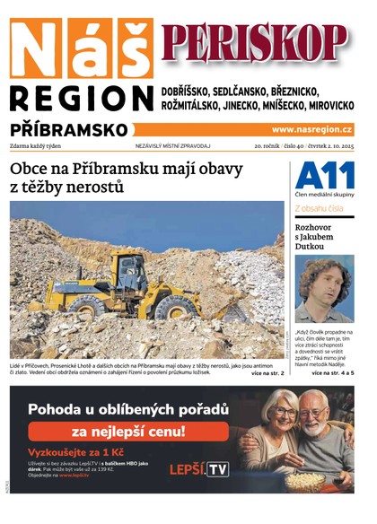 E-magazín Náš Region - Příbramsko 40/2025 - A 11 s.r.o.