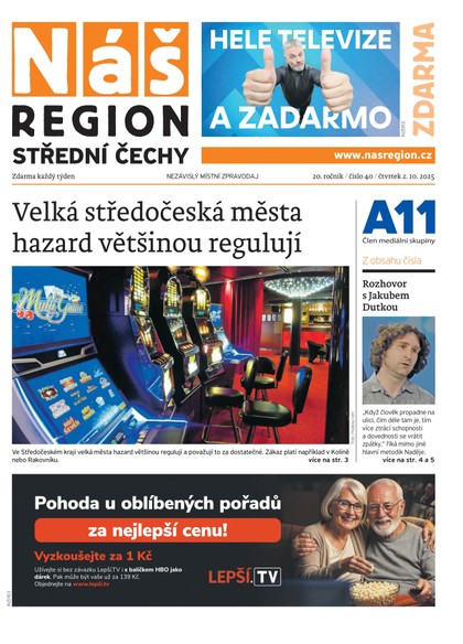 E-magazín Náš Region - Střední Čechy 40/2025 - A 11 s.r.o.