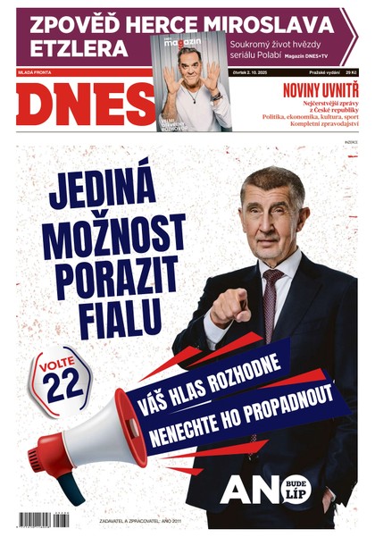 E-magazín MF DNES - 02.10.2025 - MAFRA, a.s.