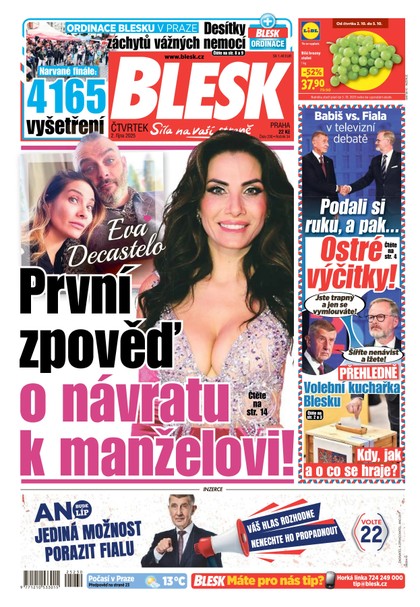 E-magazín Blesk - 02.10.2025 - CZECH NEWS CENTER a. s.