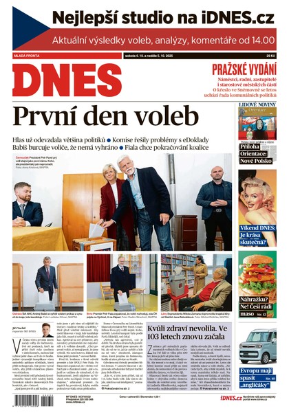 E-magazín MF DNES - 04.10.2025 - MAFRA, a.s.