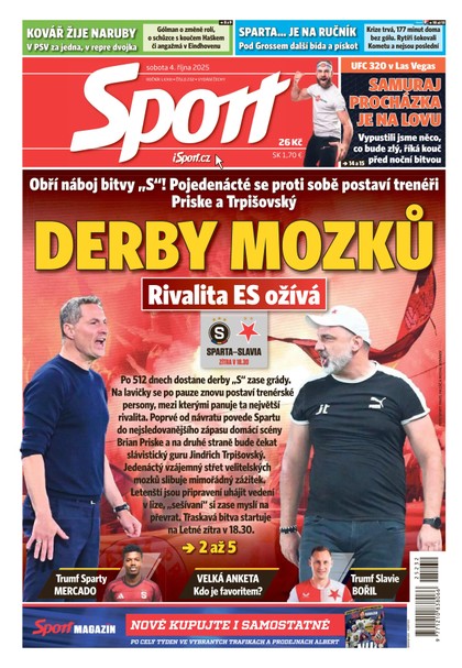 E-magazín Sport - 04.10.2025 - CZECH NEWS CENTER a. s.