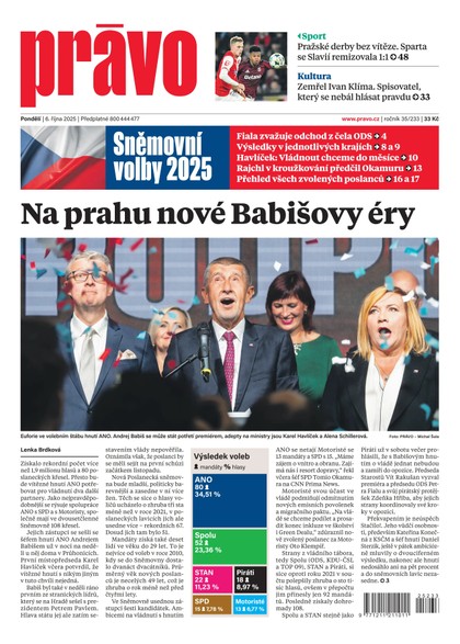 E-magazín Deník Právo - 6.10.2025 - Borgis, a.s.