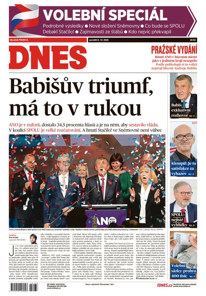 E-magazín MF DNES - 06.10.2025 - MAFRA, a.s.