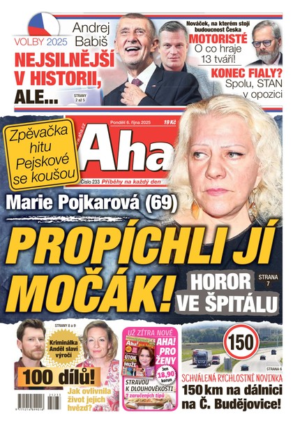 E-magazín AHA! - 06.10.2025 - CZECH NEWS CENTER a. s.