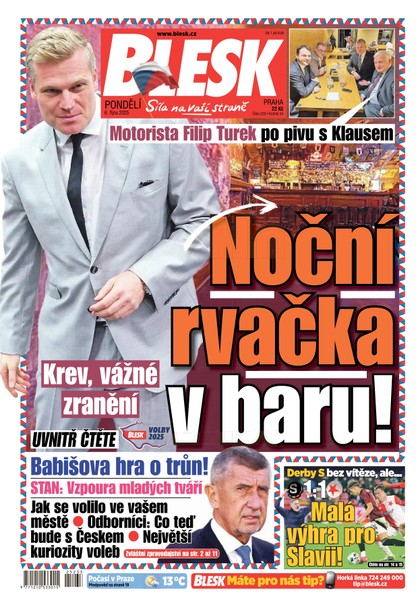 E-magazín Blesk - 06.10.2025 - CZECH NEWS CENTER a. s.