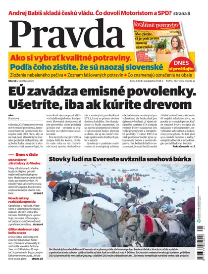 E-magazín Denník Pravda 7. 10. 2025 - OUR MEDIA SR a. s.