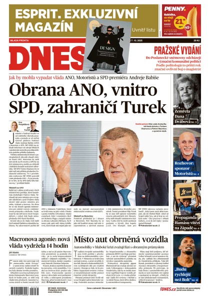 E-magazín MF DNES - 07.10.2025 - MAFRA, a.s.