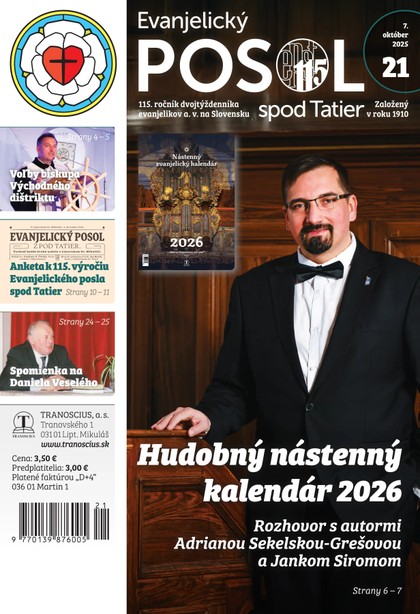 E-magazín Evanjelický posol spod Tatier 21/2025 - TRANOSCIUS a.s.