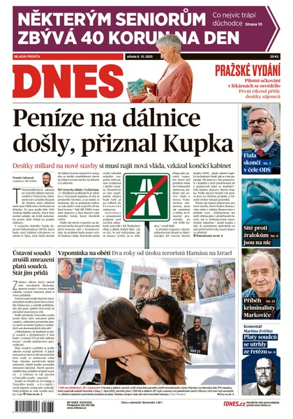 E-magazín MF DNES - 08.10.2025 - MAFRA, a.s.