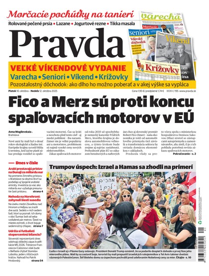 E-magazín Denník Pravda 10. 10. 2025 - OUR MEDIA SR a. s.