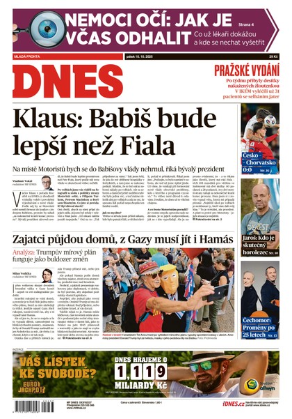 E-magazín MF DNES - 10.10.2025 - MAFRA, a.s.