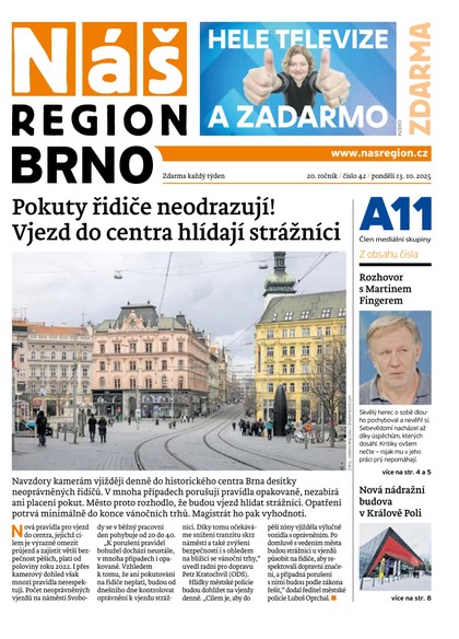 E-magazín Náš Region - Brno 42/2025 - A 11 s.r.o.